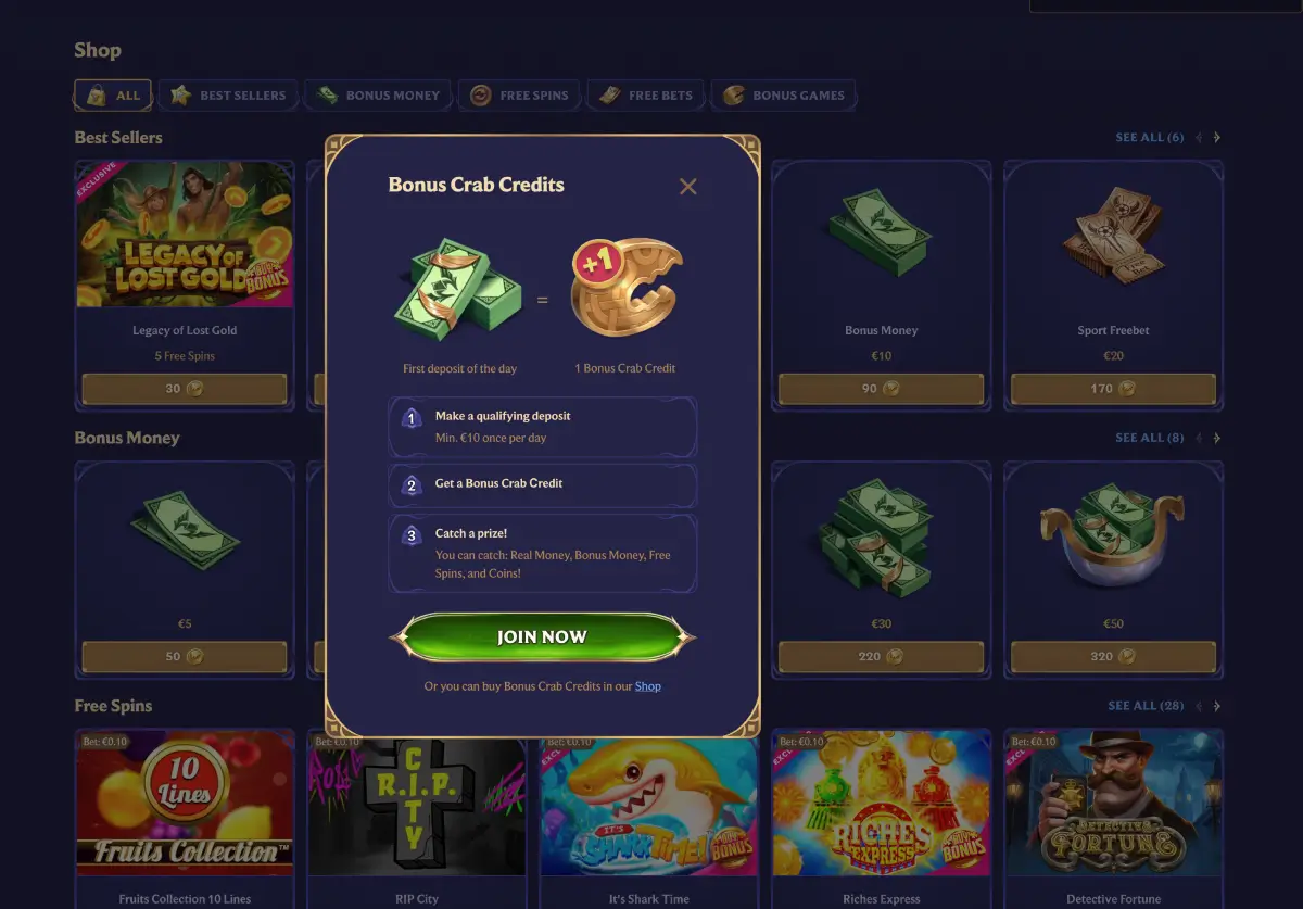 Divaspins casino promotions and cashback section